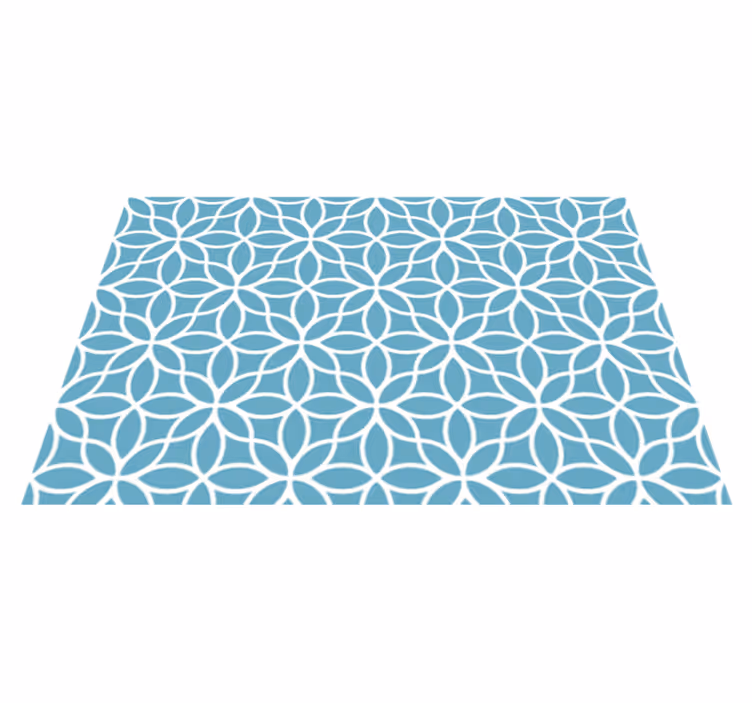 Set de table motif floral géométrique - TenStickers