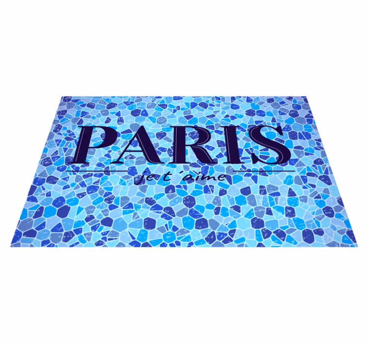 Set de table citation amour à paris - TenStickers