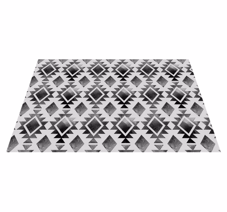 Set de table motif monochrome géométrique - TenStickers