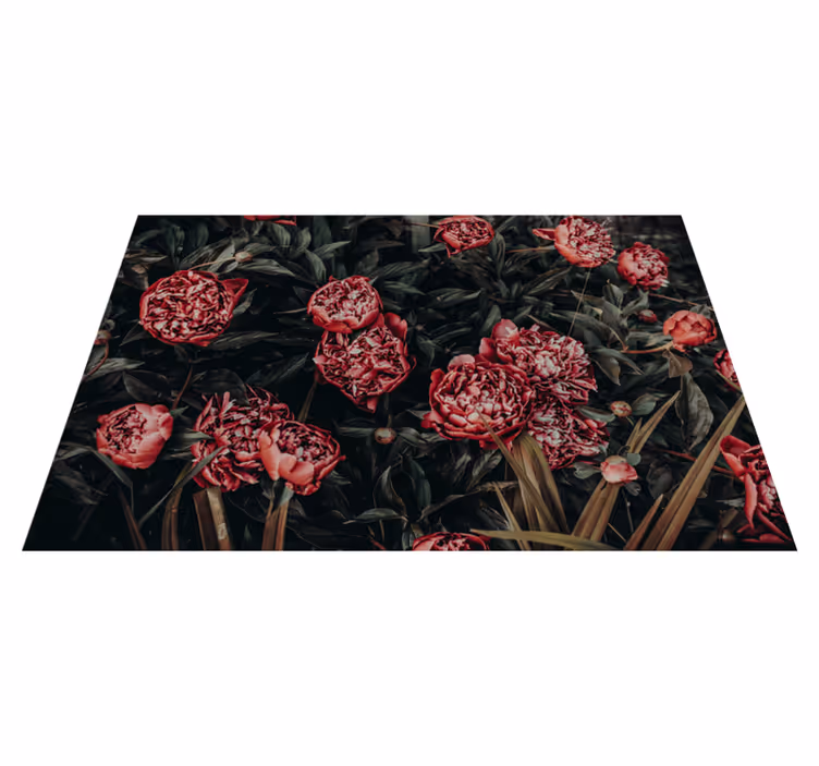 Set de table Éclat de fleurs vibrantes - TenStickers