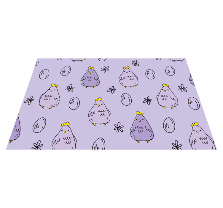 Set de table enfant motif de jolis poules - TenStickers