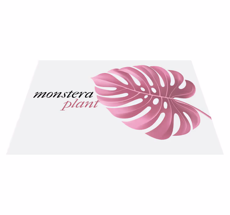 Set de table original motif feuille de monstera - TenStickers