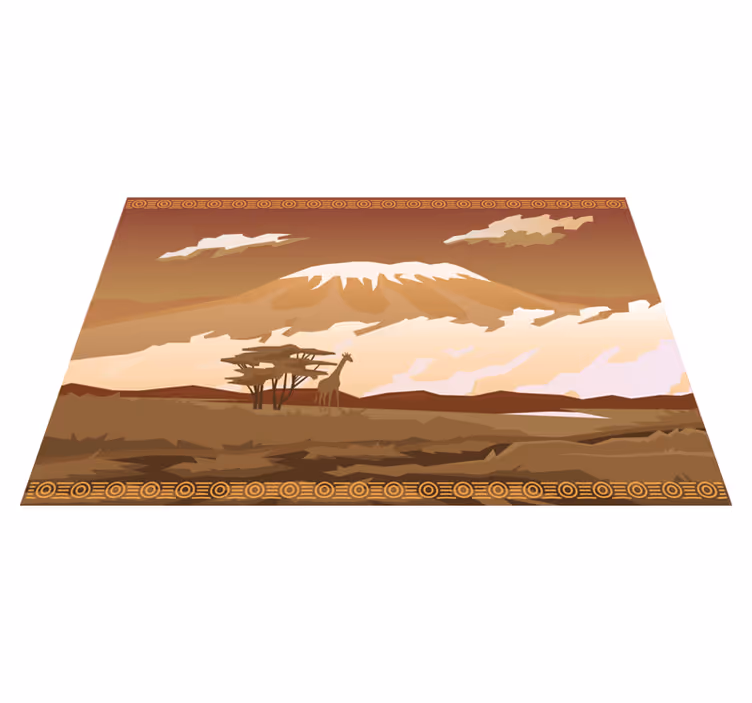 Set de table original paysage de montagne majestueux - TenStickers