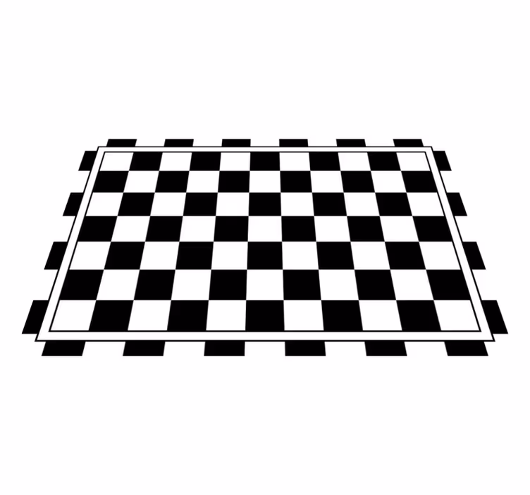 Set de table moderne motif à carreaux - TenStickers