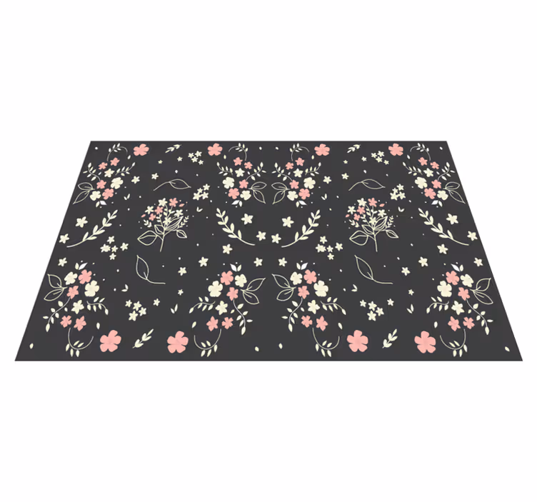 Set de table original surface Éléments fleurissants - TenStickers