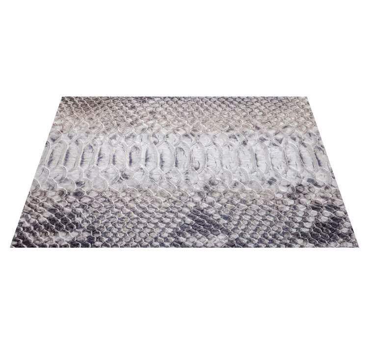 Set de table design elegant sticker imprimé serpent gris - TenStickers