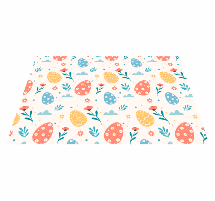 Set de table enfant motif œufs colorés - TenStickers