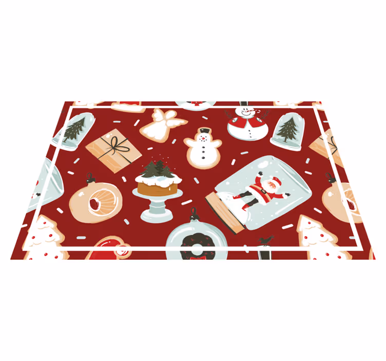 Set de table noël motifs festifs de vacances - TenStickers