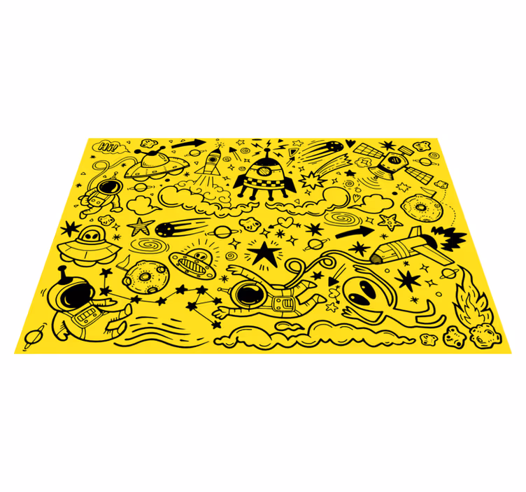 Set de table enfant motifs aventure spatiale - TenStickers