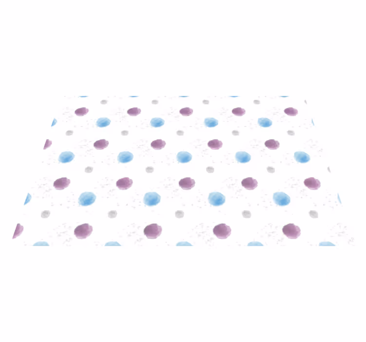 Set de table cercles colorés vibrants - TenStickers