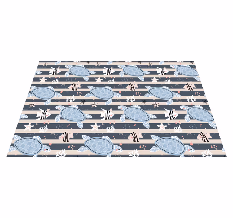 Set de table enfant motif tortue joyeux - TenStickers