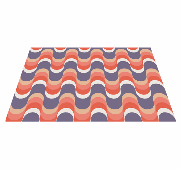 Set de table moderne design à motifs ondulés - TenStickers