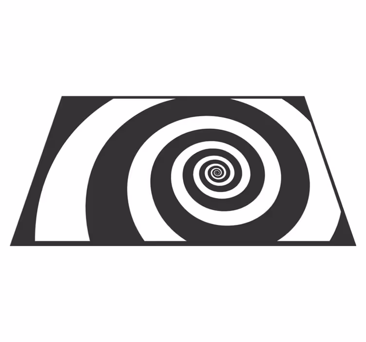 Set de table effet optique spirale - TenStickers