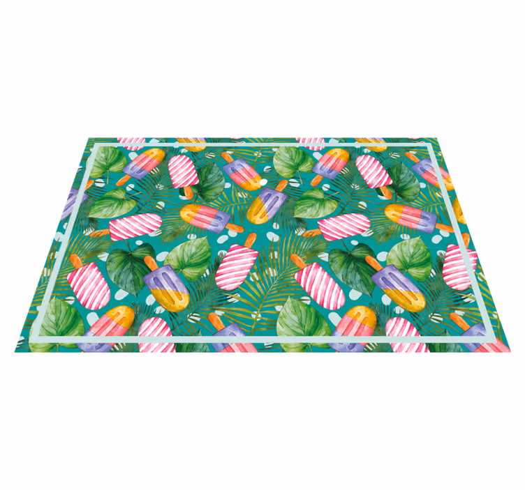 Set de table original glaces colorées - TenStickers