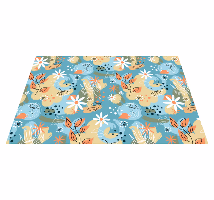 Set de table moderne inspiré floral - TenStickers