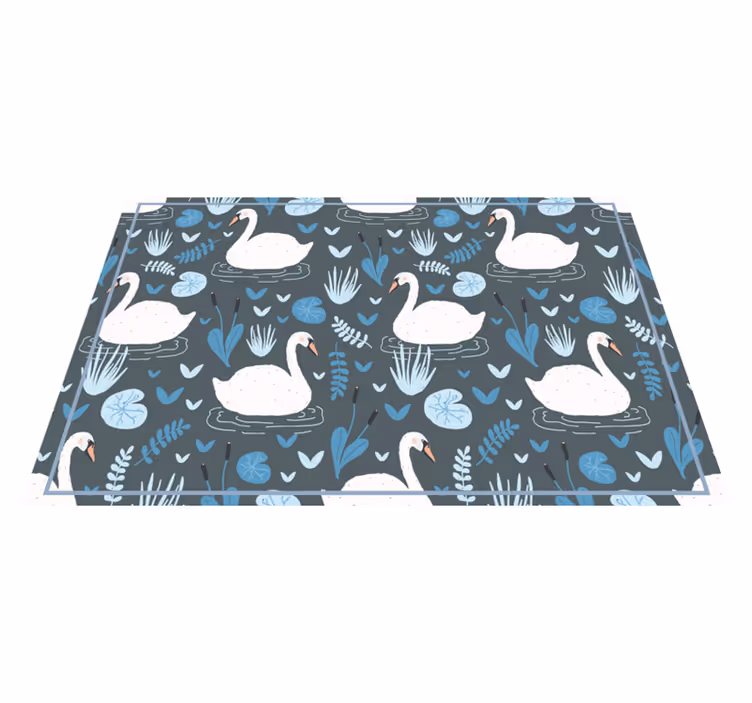 Set de table original motif cygne - TenStickers