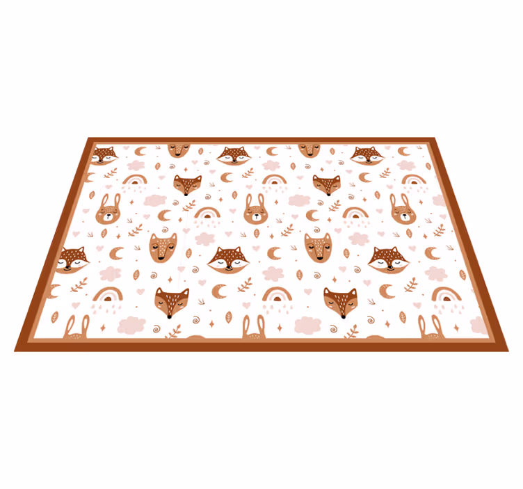 Set de table enfant motifs animaliers fantaisistes - TenStickers