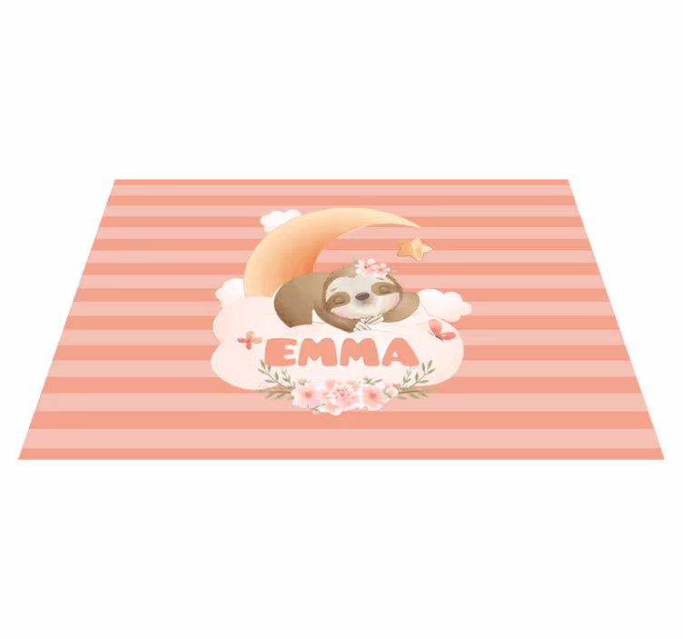 Set de table design enfant Animaux paresseux - TenStickers