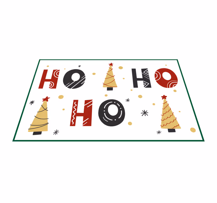 Set de table noël motif arbre de fête - TenStickers