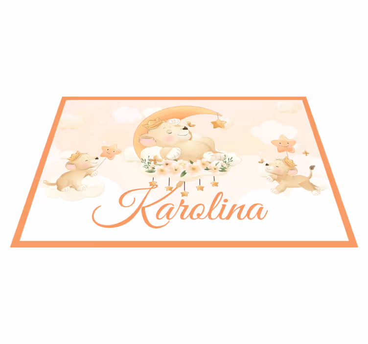 Set de table enfant petits lions amusants - TenStickers