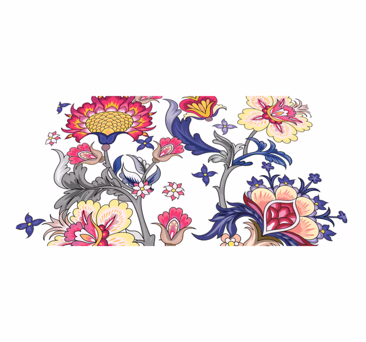 Set de table Art ethnique populaire traits fins - TenStickers