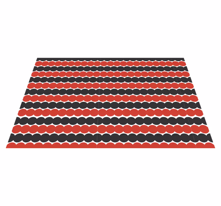 Set de table moderne motif circulaire superposé - TenStickers
