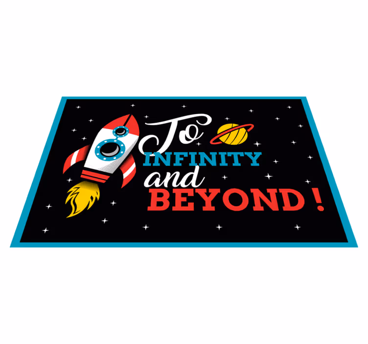 Set de table citation vers l'infini - TenStickers