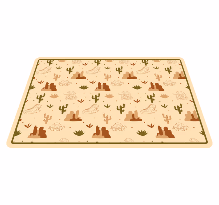 Set de table enfant animaux du désert - TenStickers