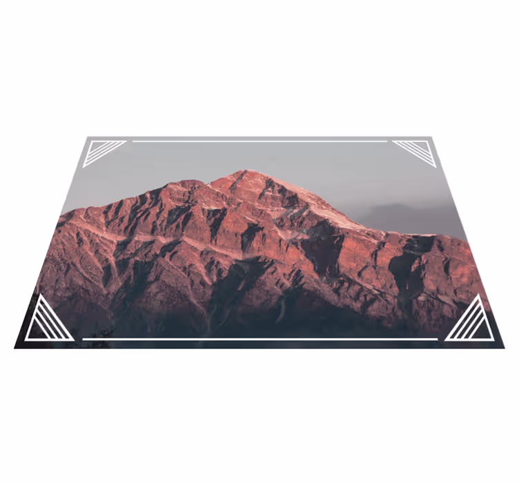 Set de table moderne paysage de montagne paisible - TenStickers