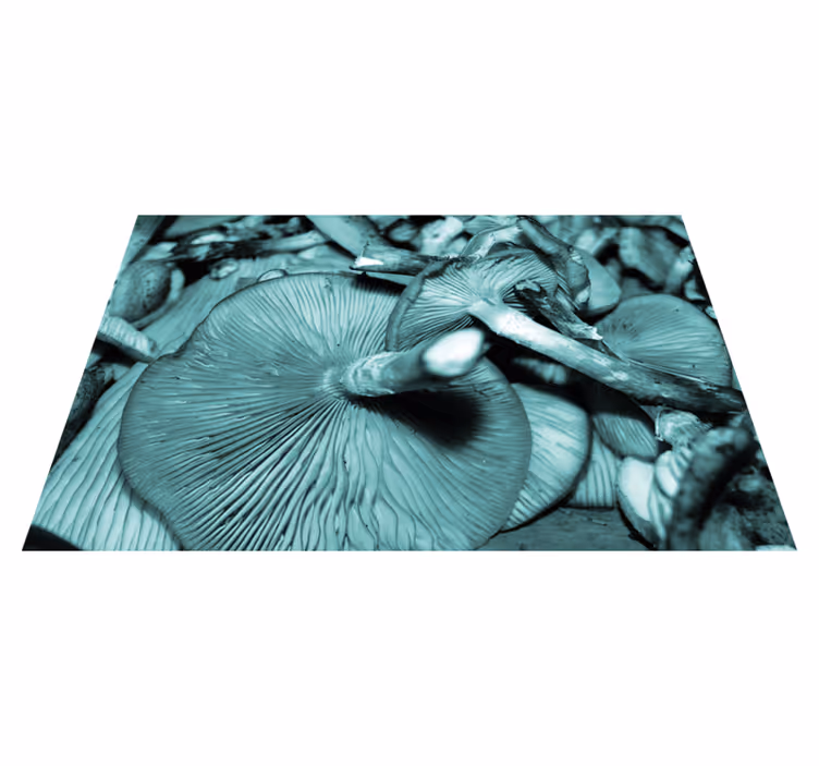 Set de table gros plan sur champignon - TenStickers