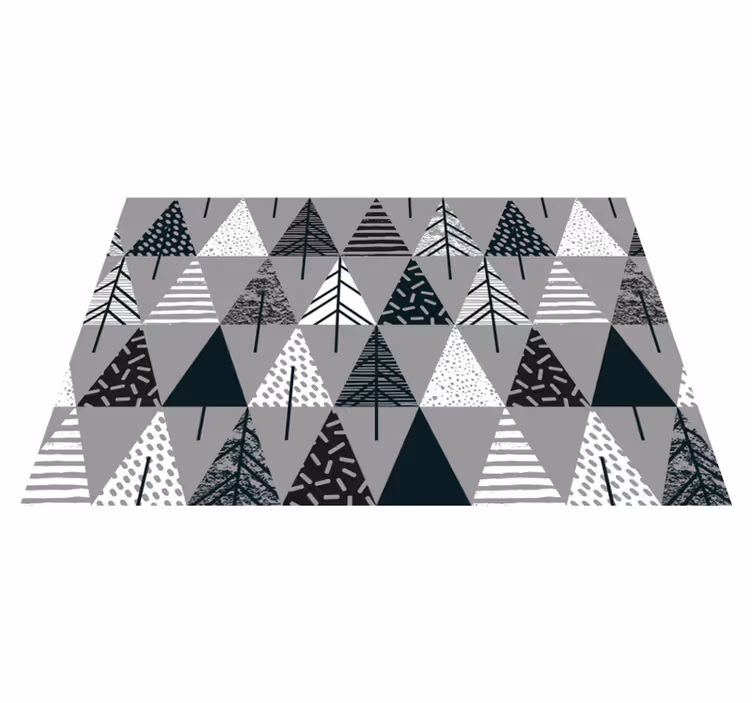 Set de table noël motif sapin stylisé - TenStickers