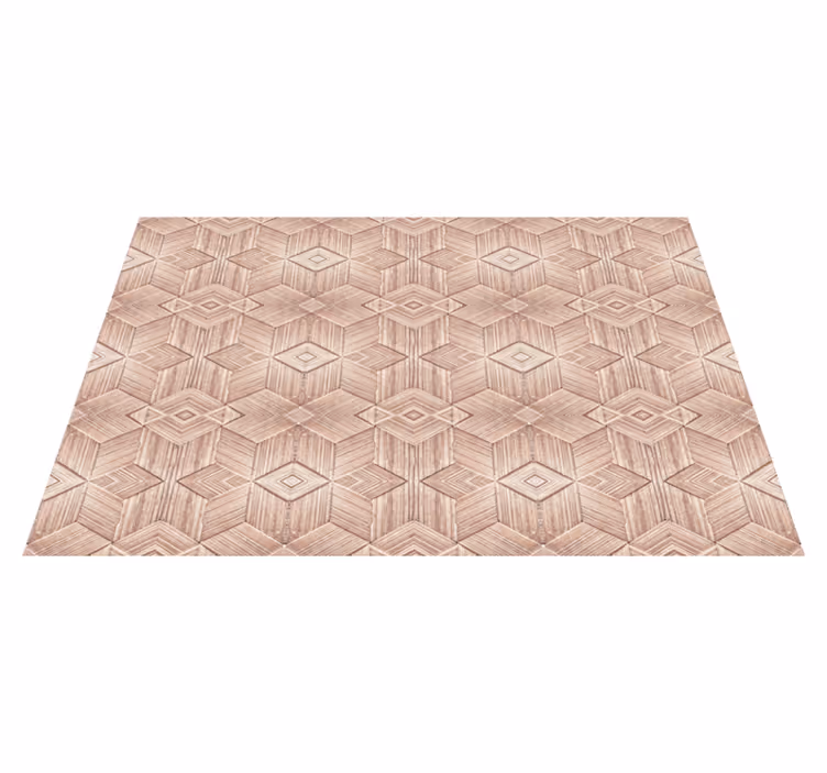 Set de table motif géométrique en bois - TenStickers