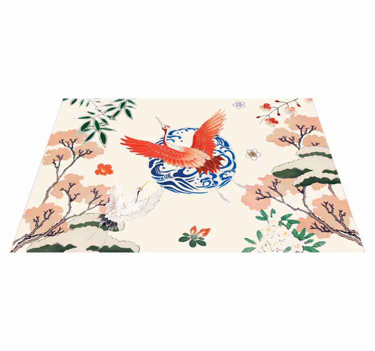 Sets de table en sticker chinoiserie - TenStickers