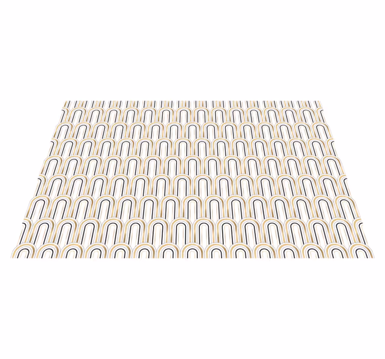 Set de table design elegant Figures géométriques "art déco" - TenStickers
