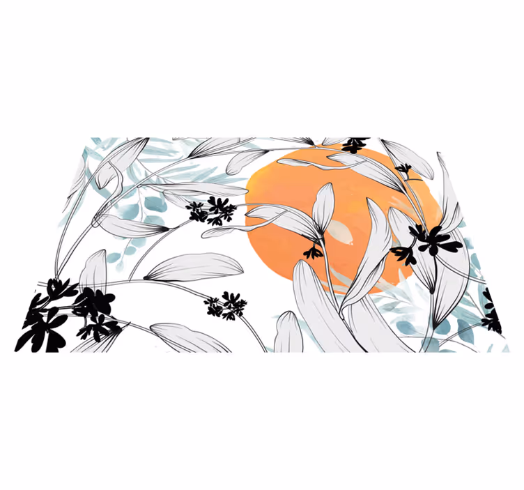 Set de table moderne inspiration florale - TenStickers