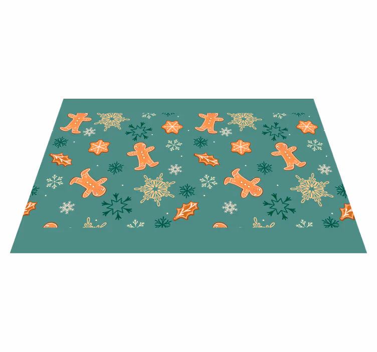 Set de table noël motifs de biscuits en pain d'épice - TenStickers