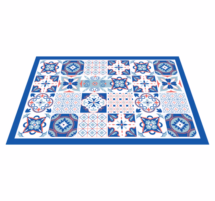 Set de table motif carrelage complexe - TenStickers