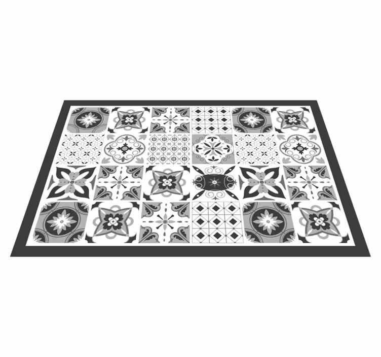 Set de table carreaux élégants à motifs - TenStickers