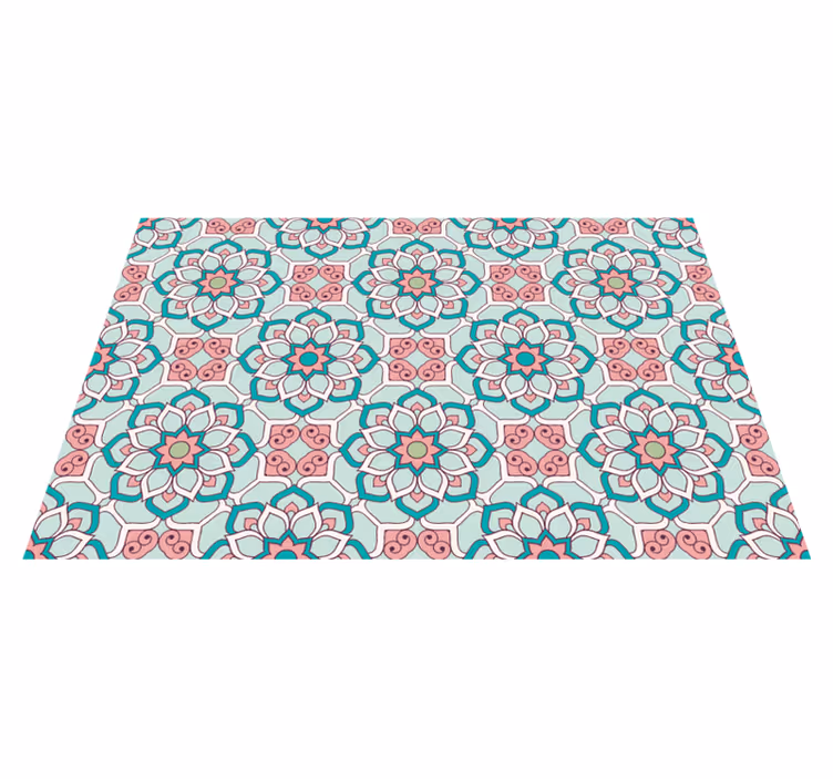 Set de table original illustration florale - TenStickers