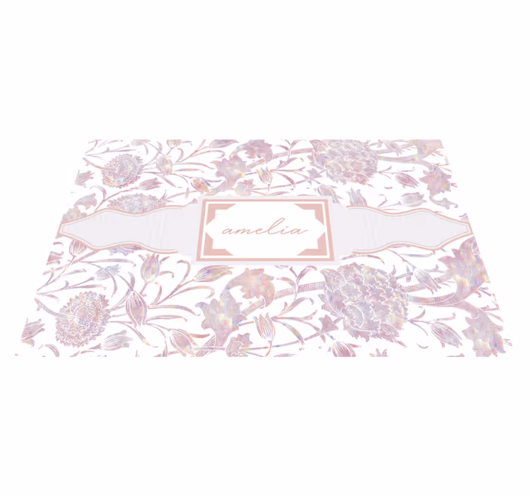 Set de table design nom Chardon personnalisé - TenStickers
