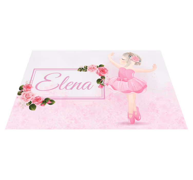 Set de table design nom danseur de ballet - TenStickers