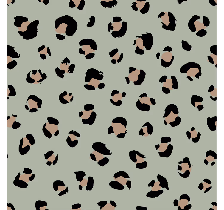 Tapisserie africaine motif léopard aquarelle - TenStickers