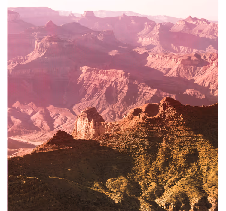 Tapisserie désert couleurs esthétiques grand canyon - TenStickers