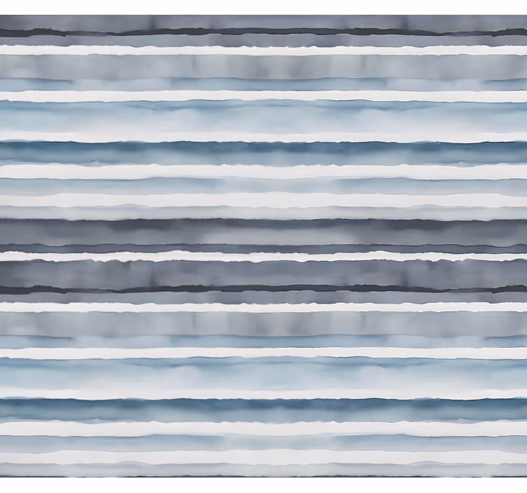 Tapisserie salle de bain motif horizon aquarelle - TenStickers