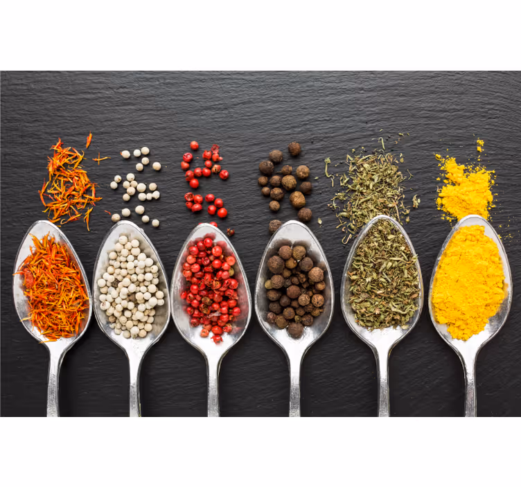 Tapisserie cuisine espèces botaniques élégantes - TenStickers