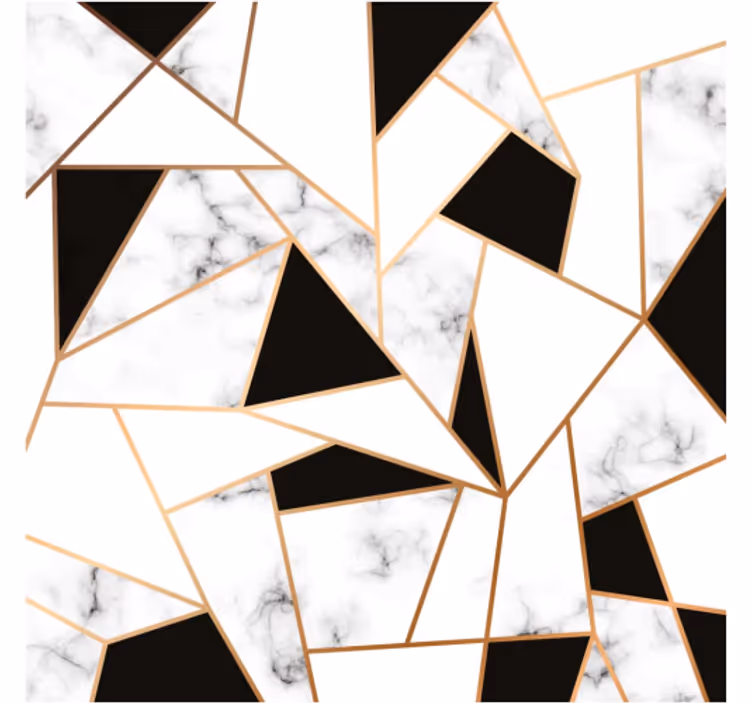 Tapisserie cuisine texture élégante noir et blanc - TenStickers