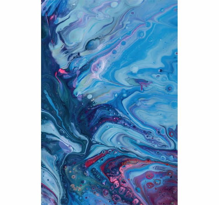 Tapisserie bleu dégradé acrylique - TenStickers