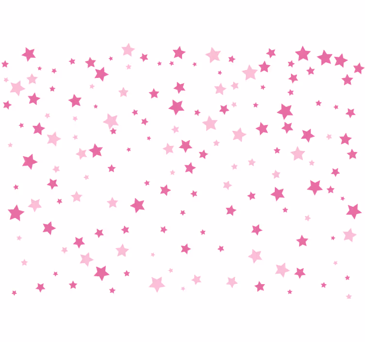 Tapisserie amour motif étoiles - TenStickers