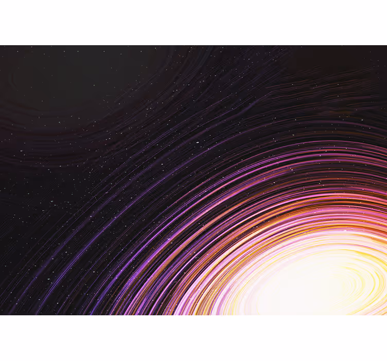 Tapisserie espace motif tourbillonnant galactique - TenStickers