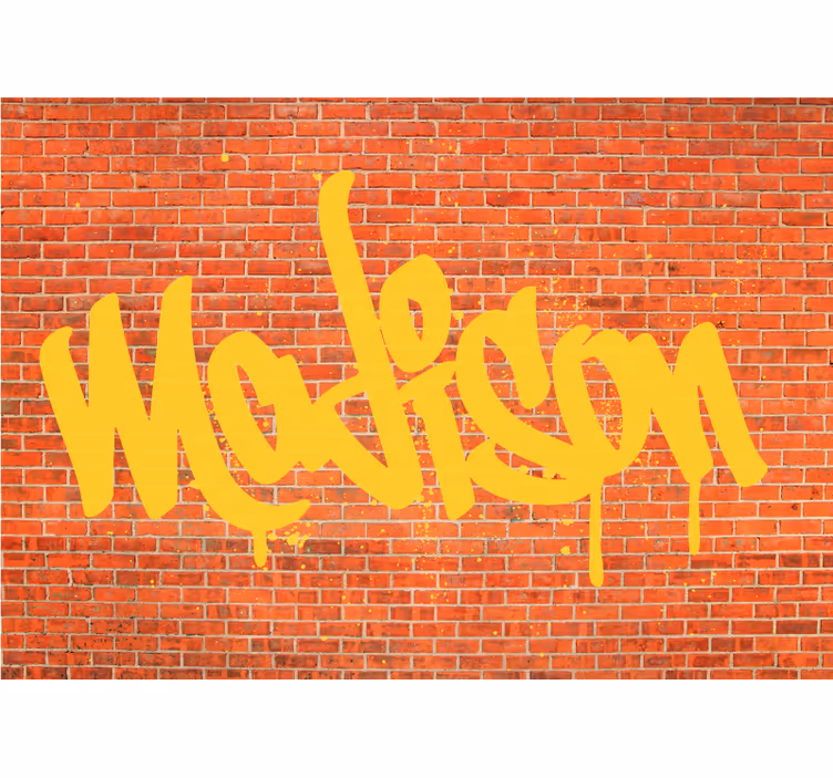Tapisserie graffiti art de texte en graffiti - TenStickers